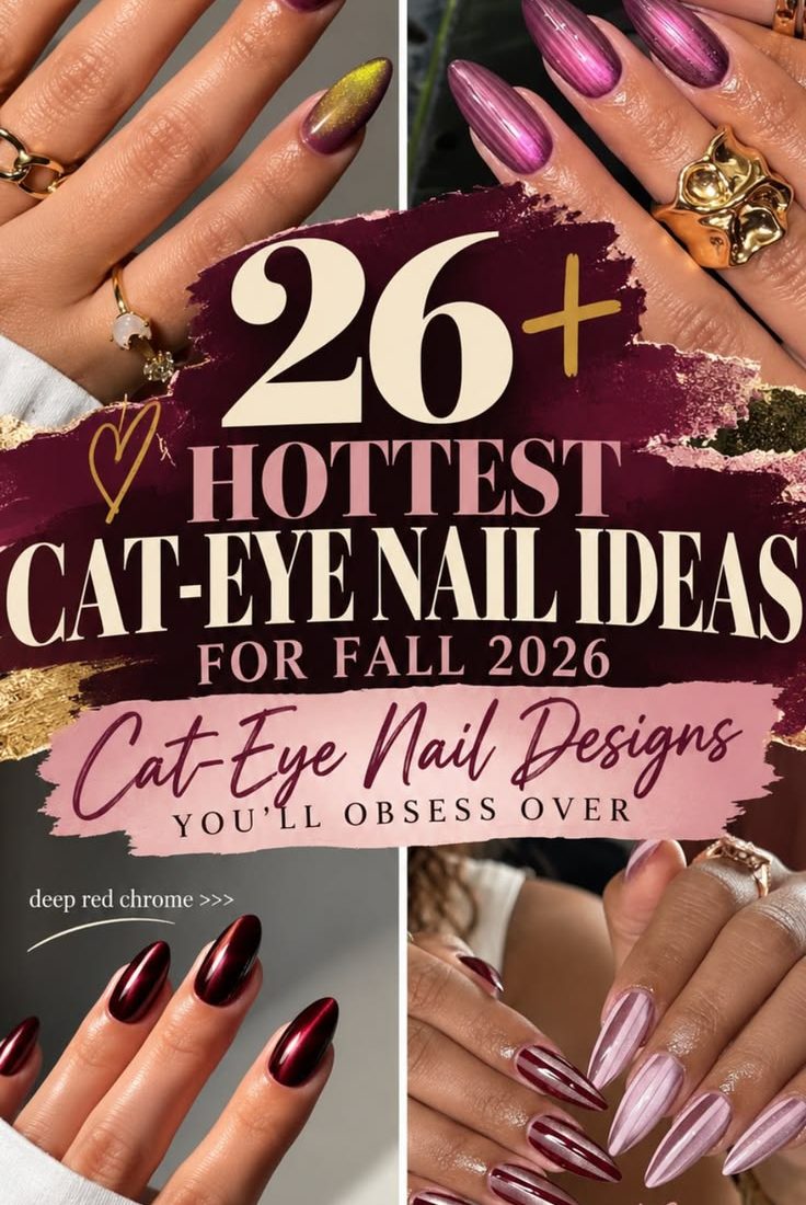 Stunning Cat Eye Nail Ideas for 2026 You’ll Want to Copy